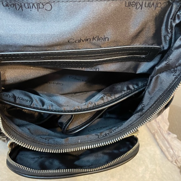 ?  NWT Calvin Klein Saddie Black Backpack main image 15